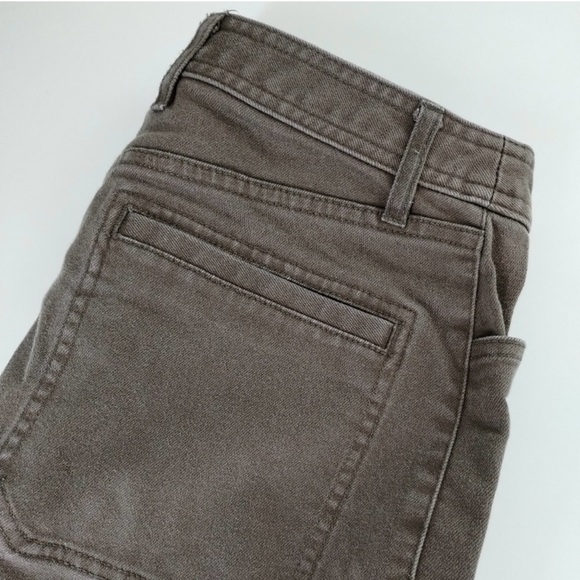 Wilfred Free Belen High Rise Pants 8 Brown Exposed Button Fly - Picture 5 of 13